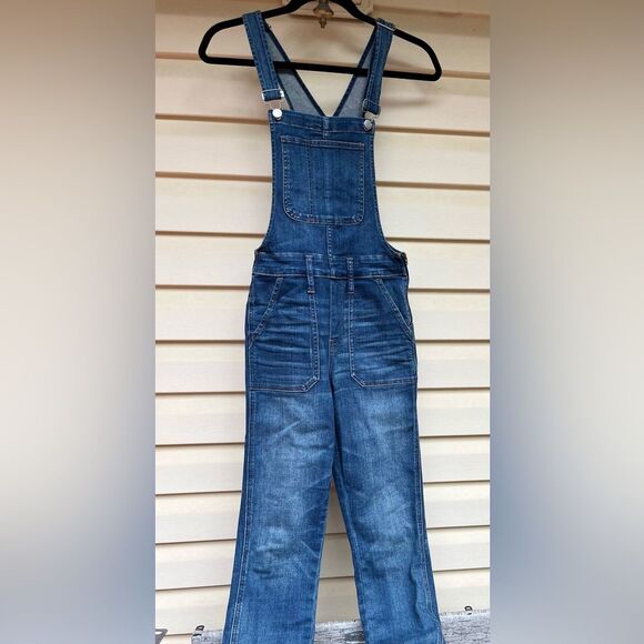 Madewell Blue Denim Overalls, Chic and comfortable, size Small - Picture 4 of 14